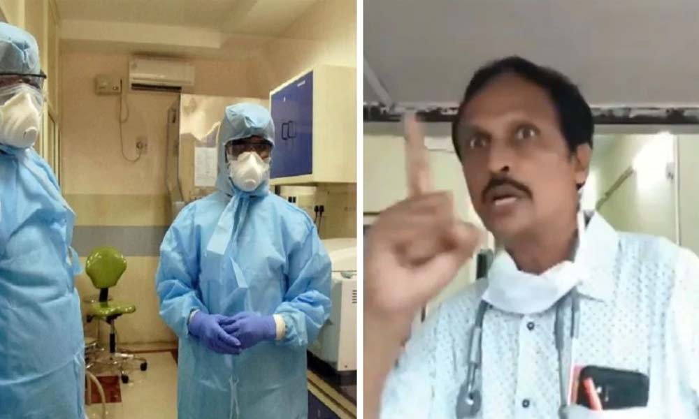 Vizag doctor thrashed by the cops-NewsORB360