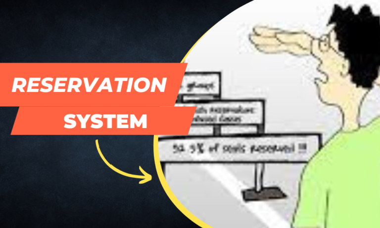 reservation system of india